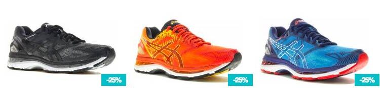 Conseil chaussure de route  : la Asics Nimbus offre un maximum d’amorti