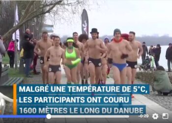 Vidéo insolite : il fait 5 degrés et ils courent en slip…