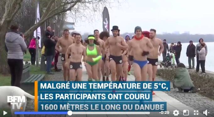 Vidéo insolite : il fait 5 degrés et ils courent en slip…