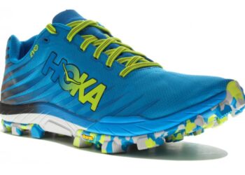 Les chaussures de trail Hoka One One Evo Jawz sont destinées aux  courtes distances sur terrains exigeants