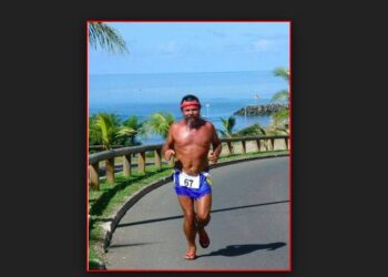 été trail torse nu courir chaud