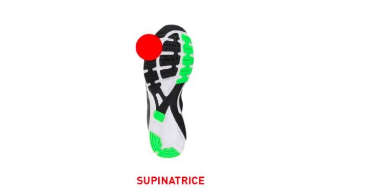 chaussure de trail foulee supinatrice