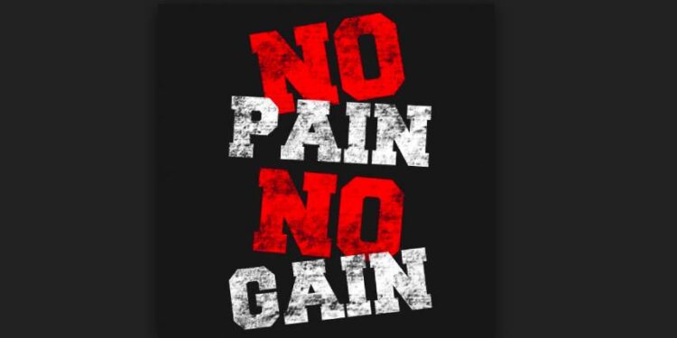 trail no pain no gain