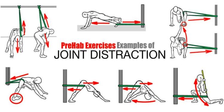 Les étirements articulaires