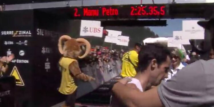 arrivee kilian jornet sierre zinal 2019