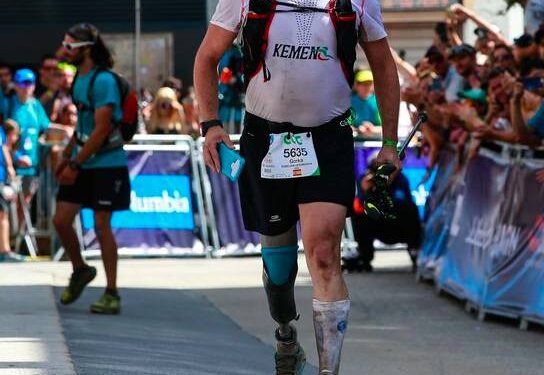 Wouaa : un unijambiste finisher de la CCC