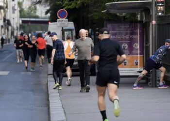 coronavirus course à pied