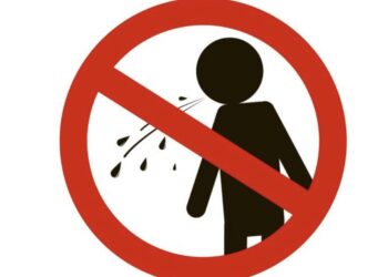 jogging interdiction de cracher