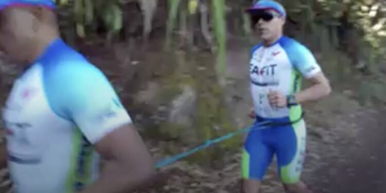 Il est aveugle, fait du trail et du triathlon