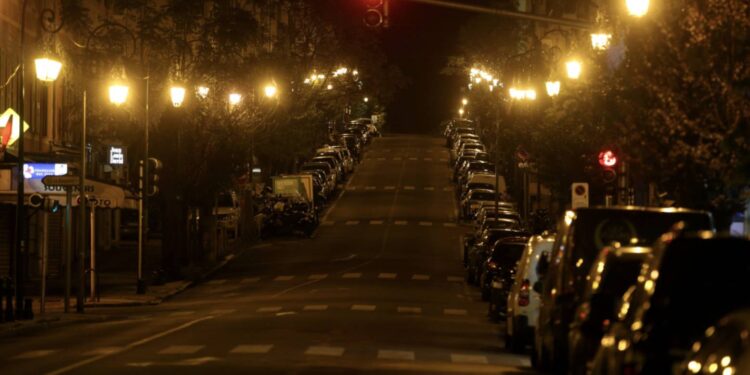 couvre-feu course à pied