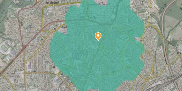 perimetre regle des 1 km