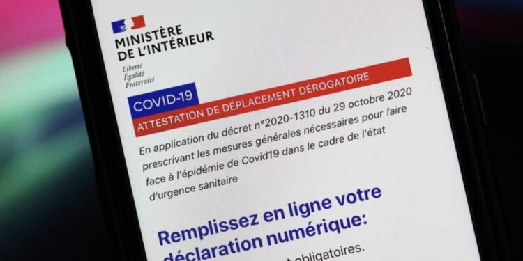 attestation courir