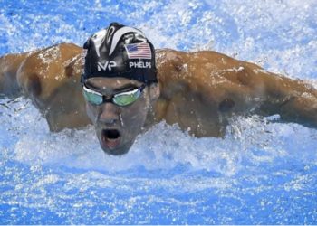 phelps se met à la course à pied