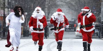 courir pour se dérendre pendant les fetes