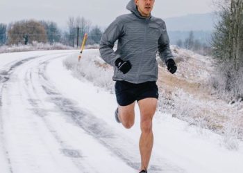 courir en short en hiver
