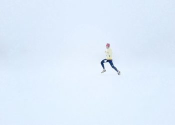 courir en hiver