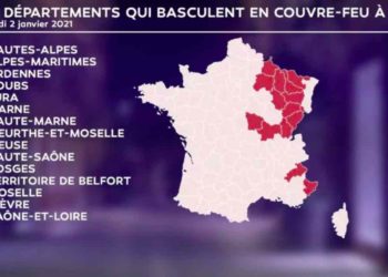 Couvre-feu à 18h : officiel, les 15 départements où il sera interdit de courir