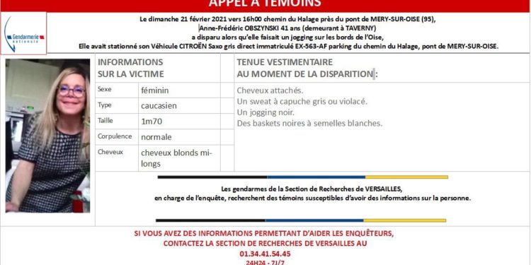 joggeuse disparue val d'oise