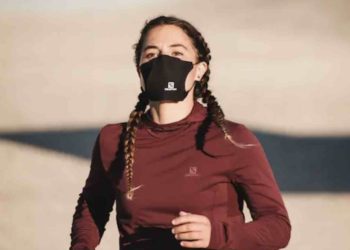 courir avec un masque salomon