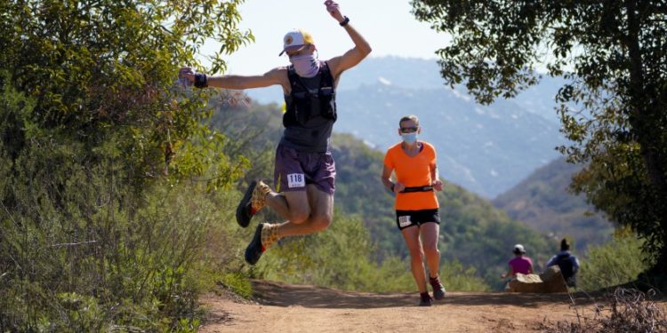 Un trail s’est couru avec l’interdiction de doubler et obligation de porter un masque…