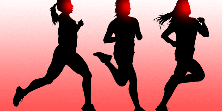 rouge quand on court