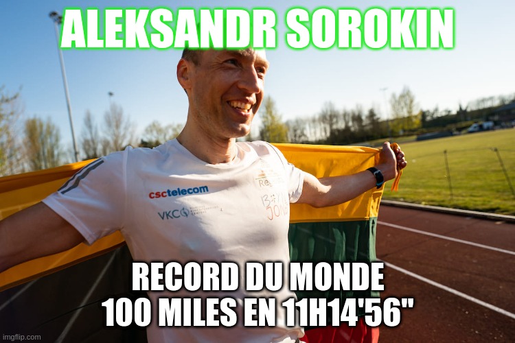 Record du monde du 100 miles sur piste