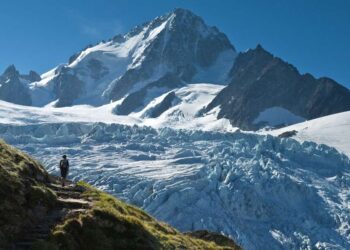 Oops : le GR qui fait le tour du Mont Blanc est tellement fréquenté qu’il est usé !