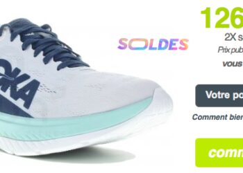 Hoka One One Carbon X : les chaussures de running à plaque carbone sont soldées à -30%