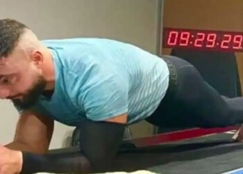 record du monde gainage