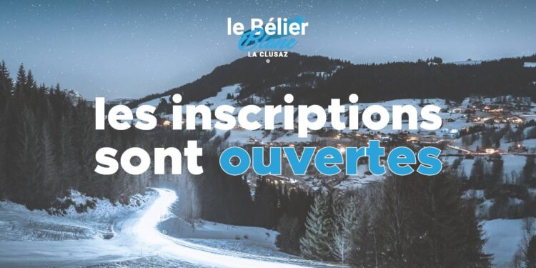 Aujourd’hui : ouverture des inscriptions pour le Bélier Blanc !