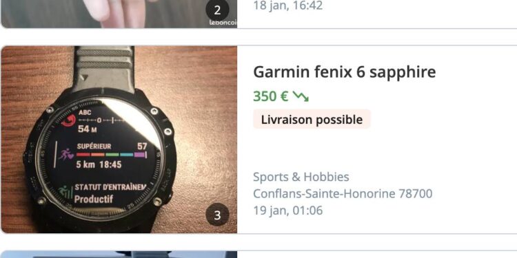 Attention quand vous achetez vos montres GPS d occasion u Trail