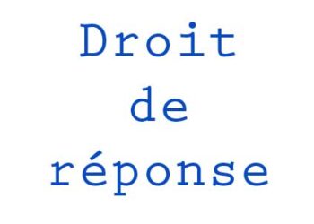 droit de reponse