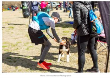 les jeunes dans le trail
