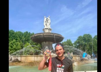 Une star finisher du triathlon d’Aix en Provence