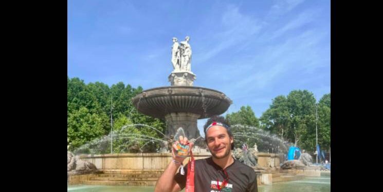 Une star finisher du triathlon d’Aix en Provence