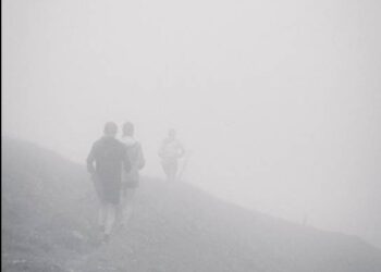 Des traileurs frappés par la grêle