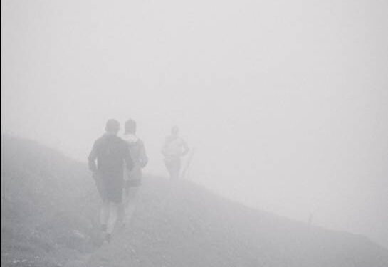 Des traileurs frappés par la grêle