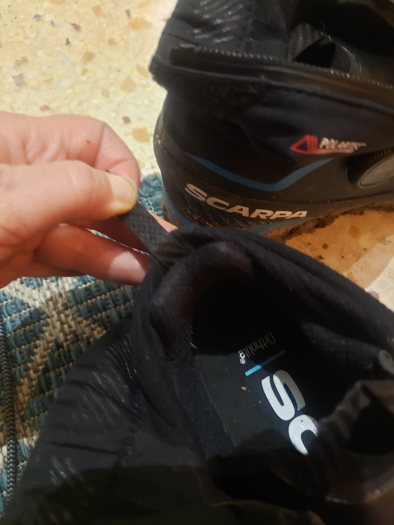 chaussure de trail montante