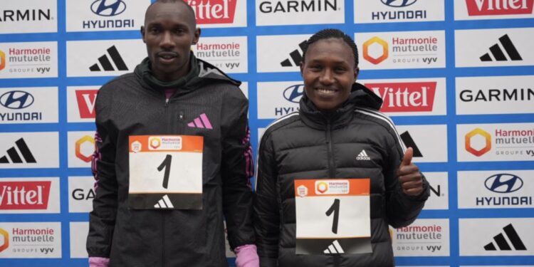 record semi marathon de paris