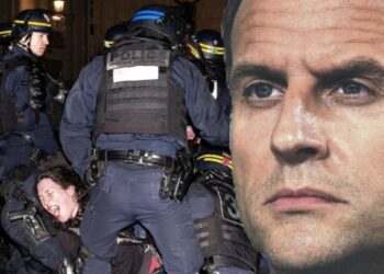 Un policier se met à course à pied pour se défouler (et éviter de défoncer les manifestants)