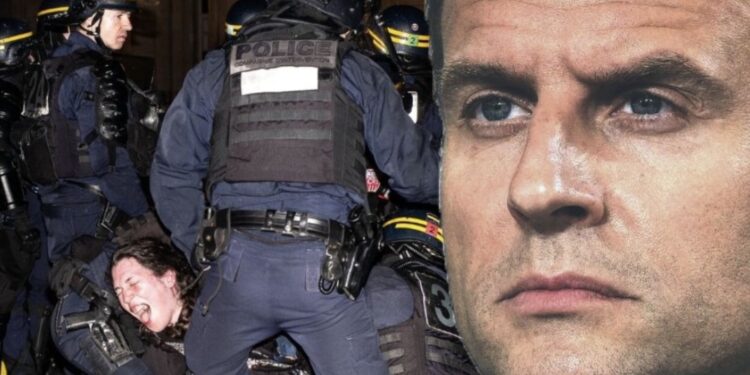 Un policier se met à course à pied pour se défouler (et éviter de défoncer les manifestants)