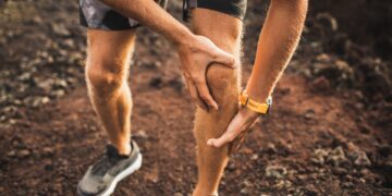 courir genou la patella genou