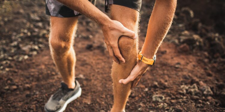 courir genou la patella genou