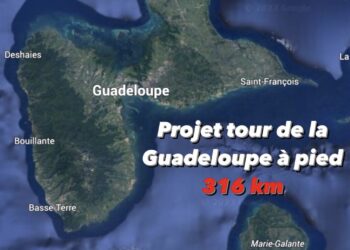 le tour de la guadeloupe en courant