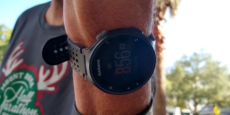 une montre running
