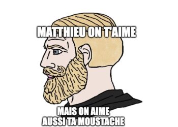 En dehors d’une infection de la moustache peu probable, cet UTMB sera pour Mathieu Blanchard!