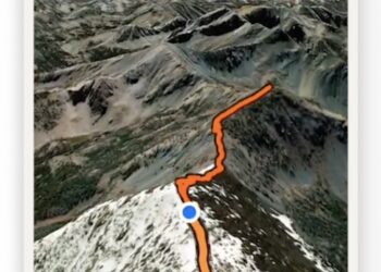 survol de vos sorties Strava en 3D