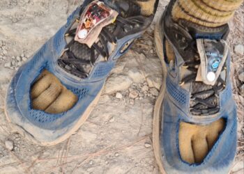 Luca Papi, c’est quoi ces chaussures de trail?
