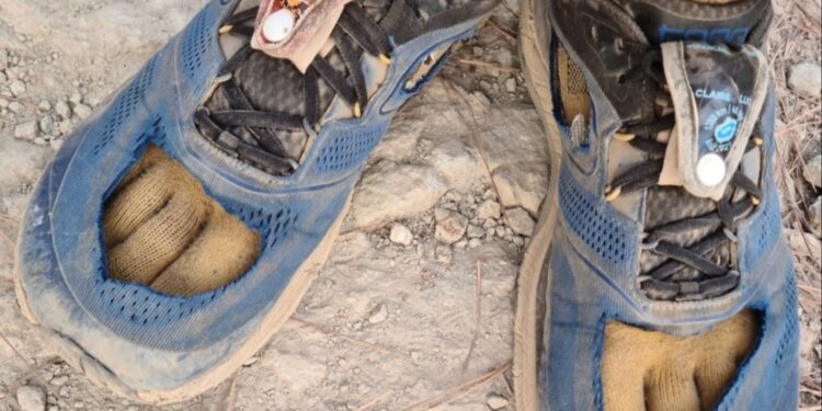Luca Papi, c’est quoi ces chaussures de trail?