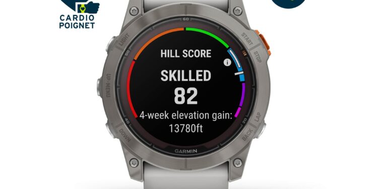 montre Garmin Fenix 7X Pro Sapphire Solar Titane
